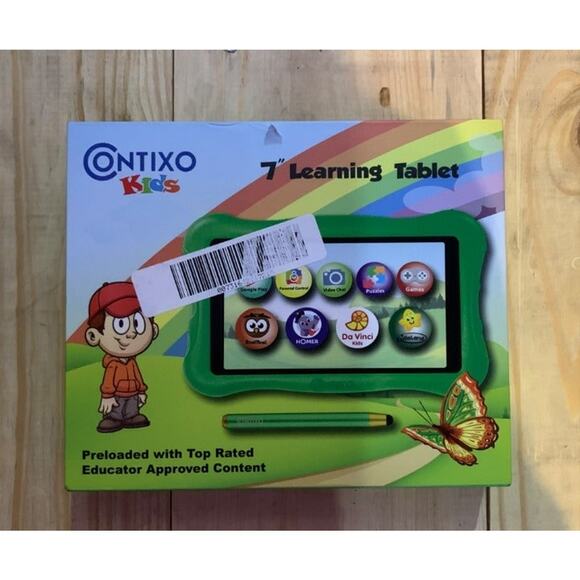 Contixo kids 7" learning tablet V10 plus-green